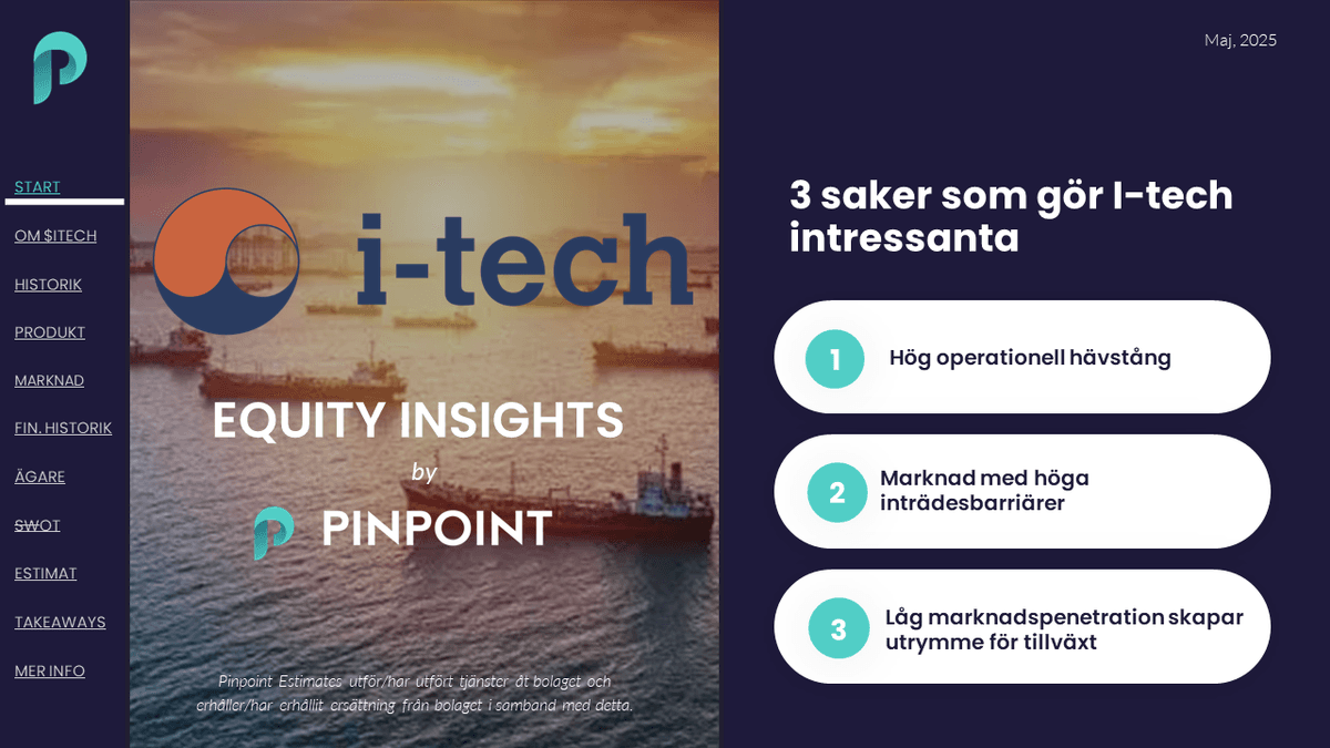 Equity Insights by Pinpoint - I-Tech - Blogg - Pinpoint Estimates Sverige